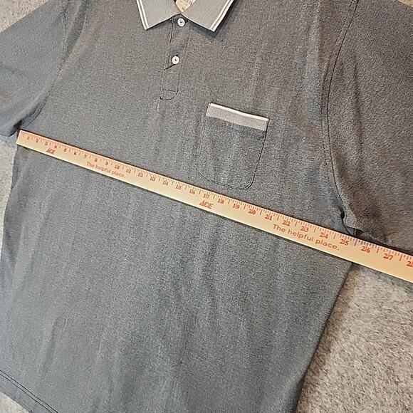 Peter Millar Mens Classic Fit Polo Shirt XXL with Pocket Cotton Pique NWT - Picture 9 of 10